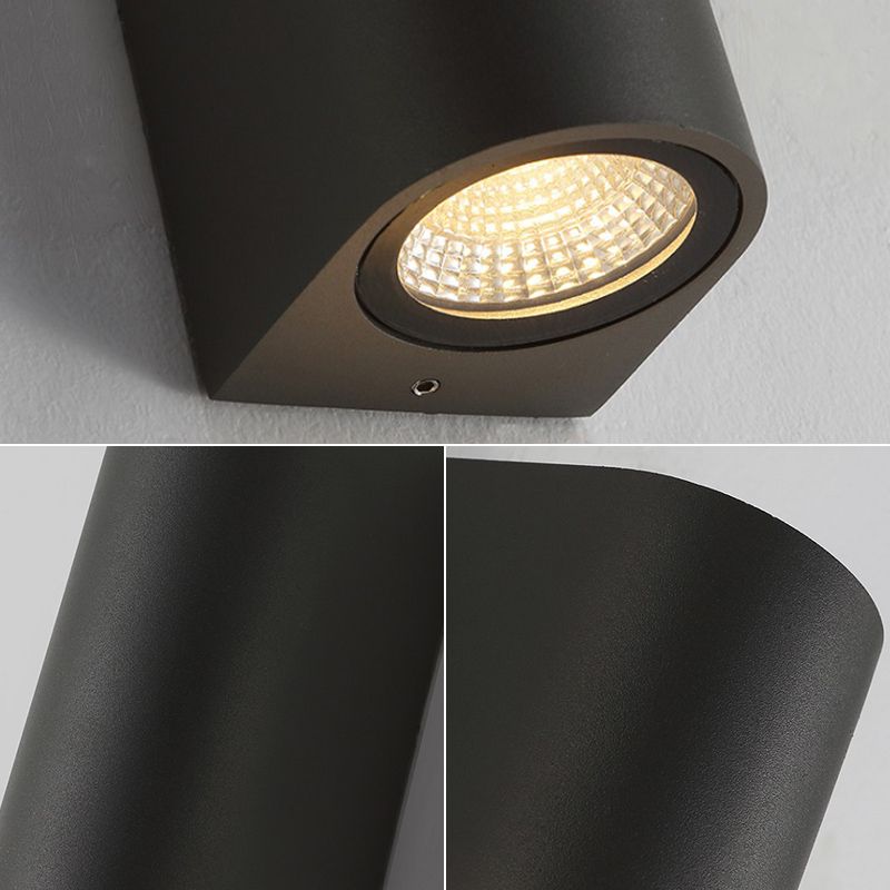 Estilo moderno decorativo decorativo de dos luces arriba y abajo de la pared LED apliques de pared al aire libre