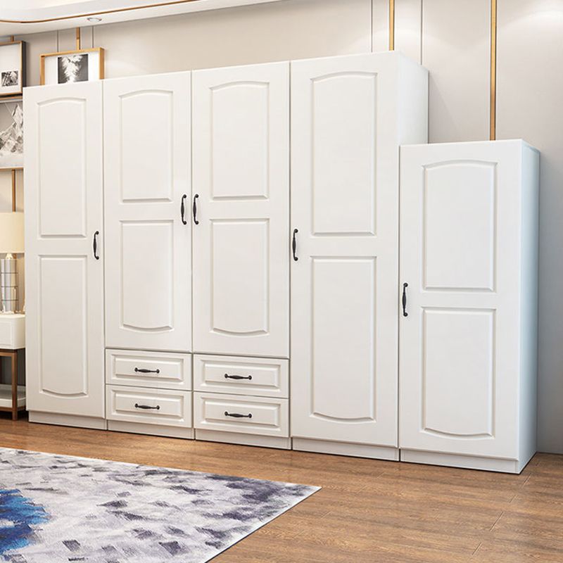 Hinged Wardrobe Closet Non-Hanging Wardrobe Armoire for Bedroom