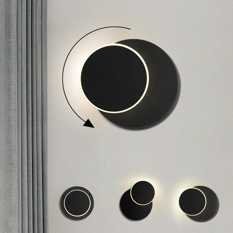 Lumo a monte a parete ruotabile a LED Light Nordic Simple Style Sconce Light per letto per camera da letto