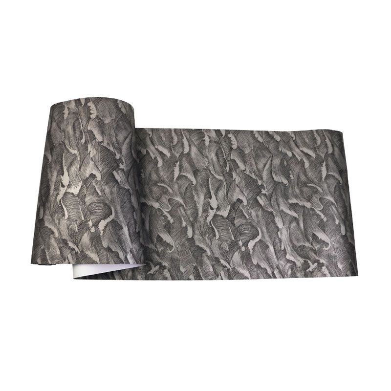 Rotolo di carta da parati con onde astratte per l'arredamento della camera degli ospiti, colore scuro, 33 piedi x 20,5 pollici