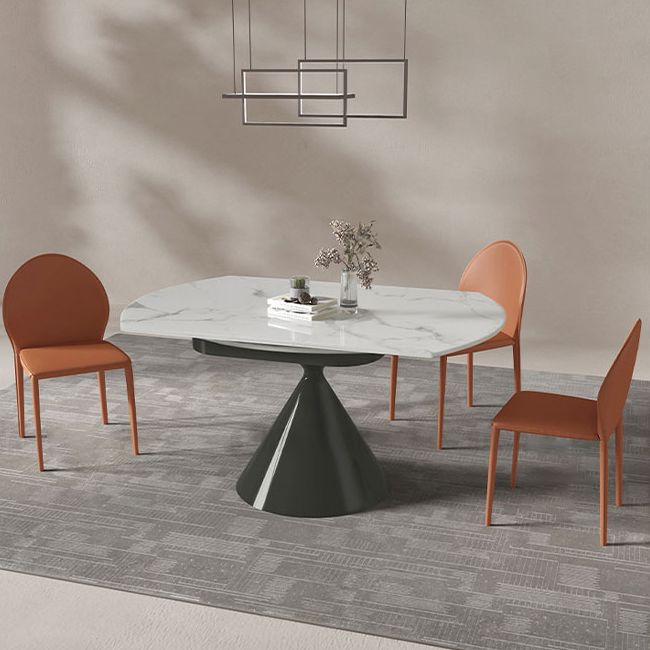 Contemporary Faux Leather Armless Dining and Accent Chairs for Home
