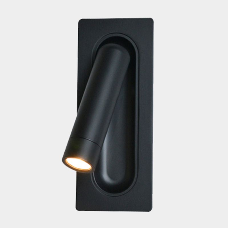 Metal Cylinder Wall Mounted Lamps Contemporary 1 Light Wall Mounted Reading Lights