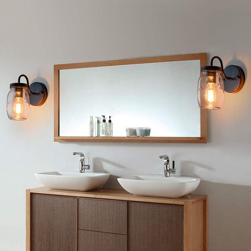 Industrielles Schwanenhalsstiel -Leuchten -Licht -Eingangs -Jar -Wandlampe für Korridor