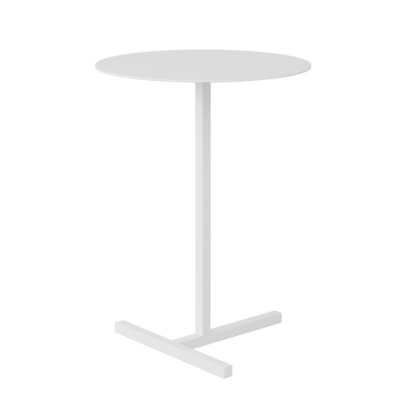 Mid-Century Round Side End Table Pedestal End Table for Living Room