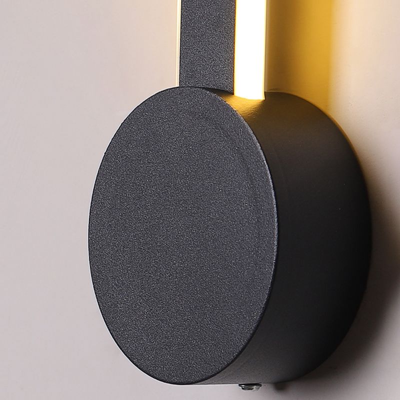 Aluminum Straight Wall Light Modern Style LED Wall Sconce for Living Room