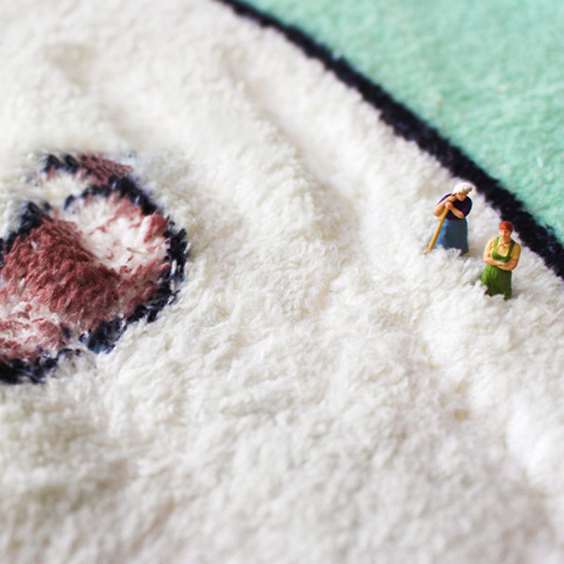 Dark Brown Modern Carpet Polyester Color Lump Carpet Washable Carpet for Drawing Room