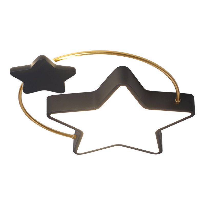 Plafonnier encastré Pentagram Plafonnier moderniste en acrylique pour chambre à coucher