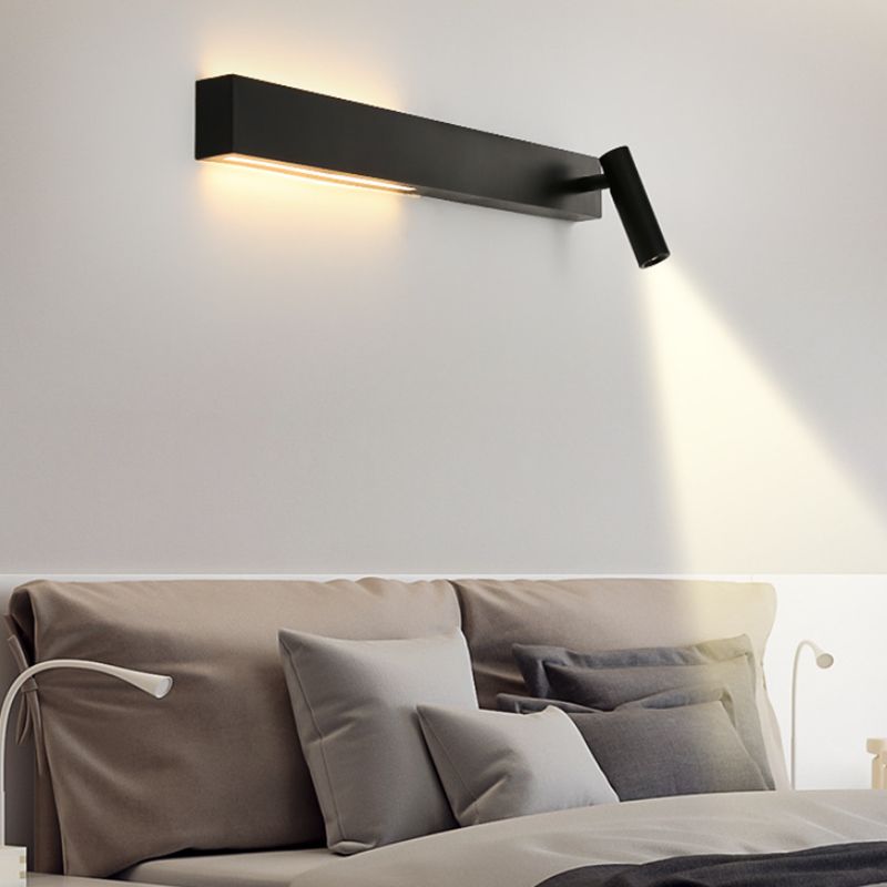 Metal Square Shape Wall Mount Lighting Modern 2-Lights Wall Mounted Light Fixture