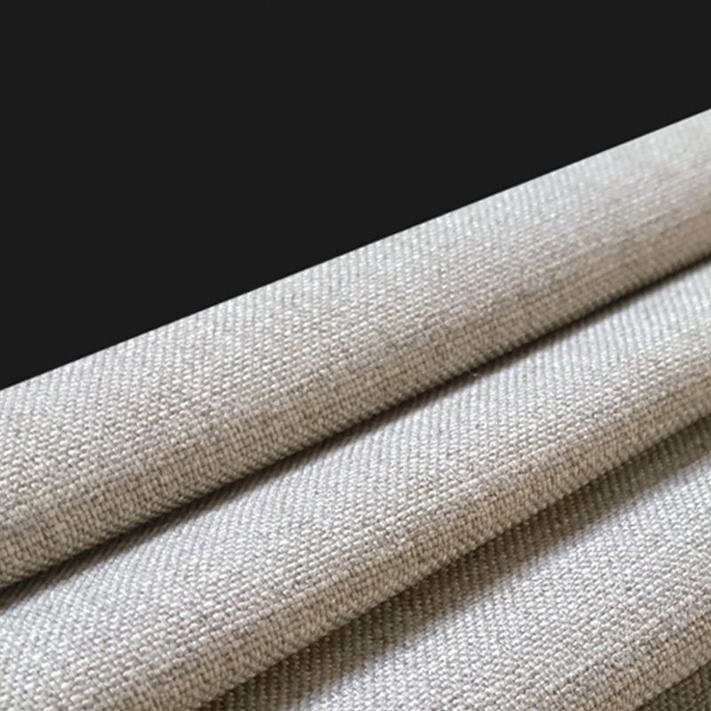 33.46" Wide Sleeper Sofa Light Gray Linen Sofa Bed with Storage