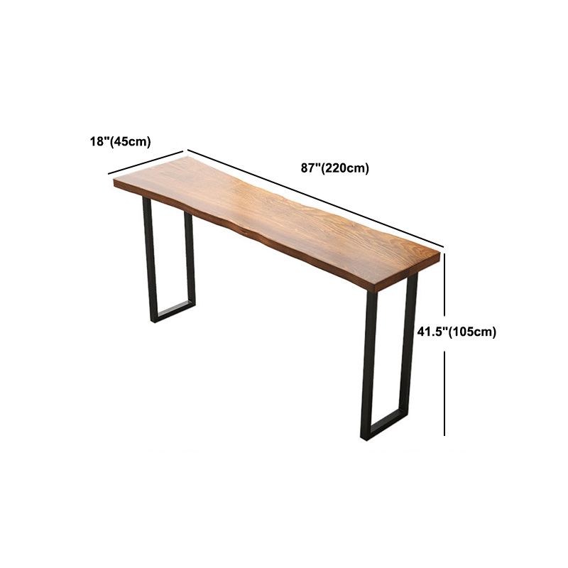 1/2/7 Pieces Modern Rectangle Pub Table Set Wooden Counter Table with Backless Stools