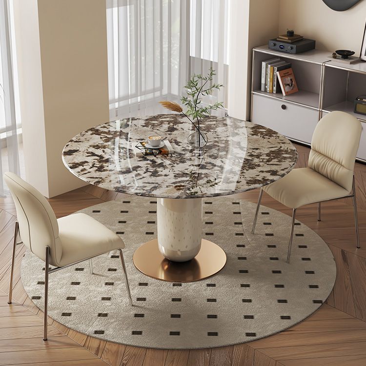 Pedestal Dining Table Round Dining Table for Kitchen Dining Room