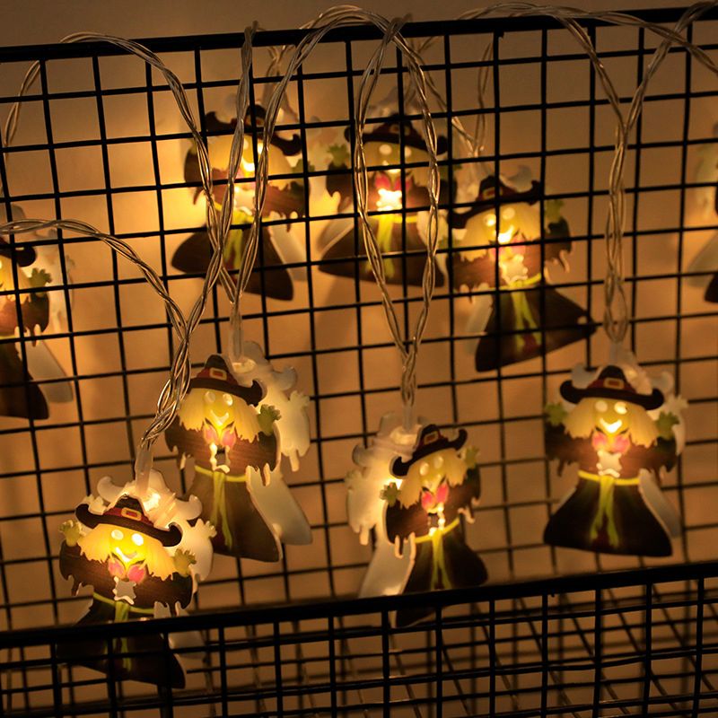 LED Halloween Lamp Decorative Plastic  Living Room Battery Powered String Light