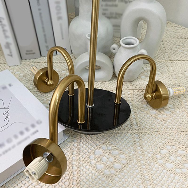 Luces de lámpara moderna con vidrio de ópalo blanco esmerilado para el dormitorio del comedor