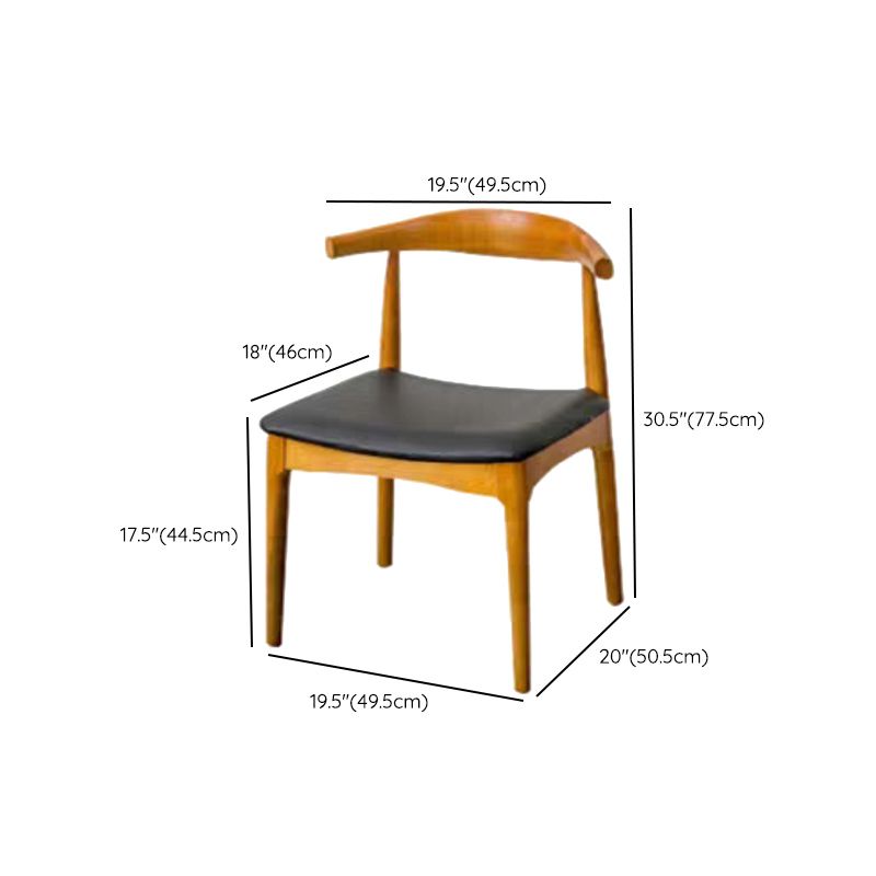 1/2/5/7 Pieces Rectangle Dining Set Solid Wood Dining Table with Leather Chairs