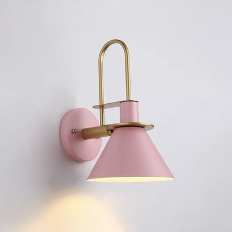 Iluminación de la exploración de pared acampanada de estilo moderno 1 cabeza 1 cabezal de luz de luz montada en la pared