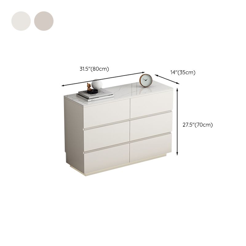 13.65-inch Width Stone Storage Chest Dresser Contemporary Dresser