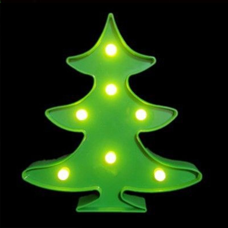 Animal and Plant Night Light Cartoon Plastic Battery Operated LED Green Wall Night Lamp