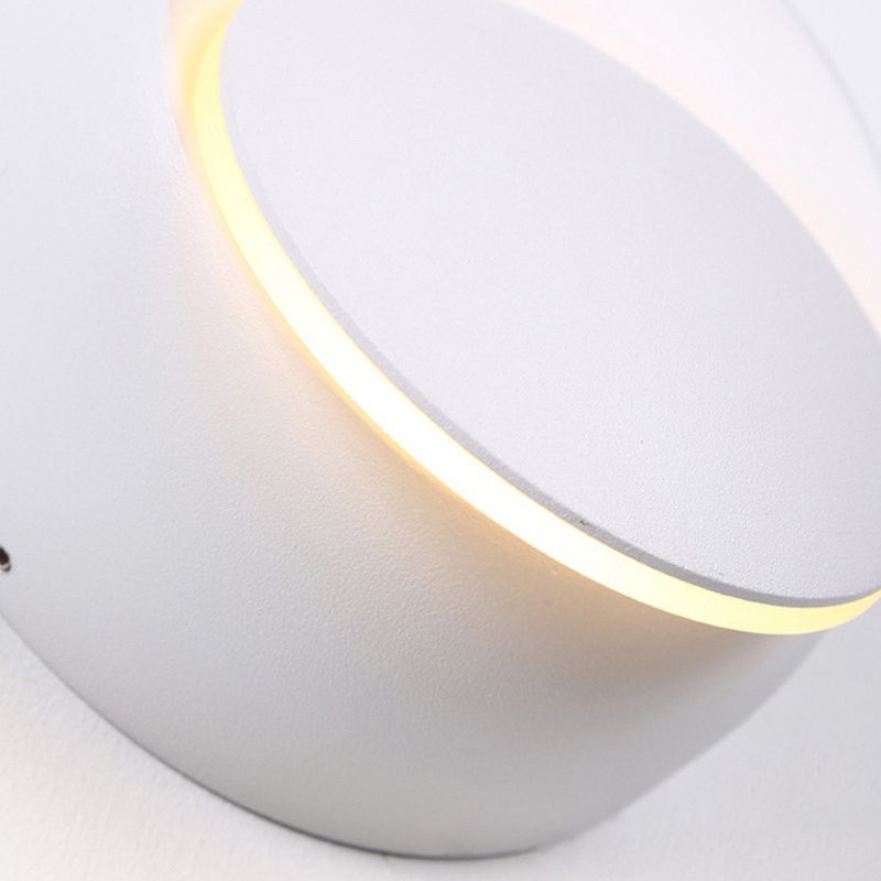 Modern Rotatable Wall Light Sconces Metal 1 Light Wall Lighting Fixtures
