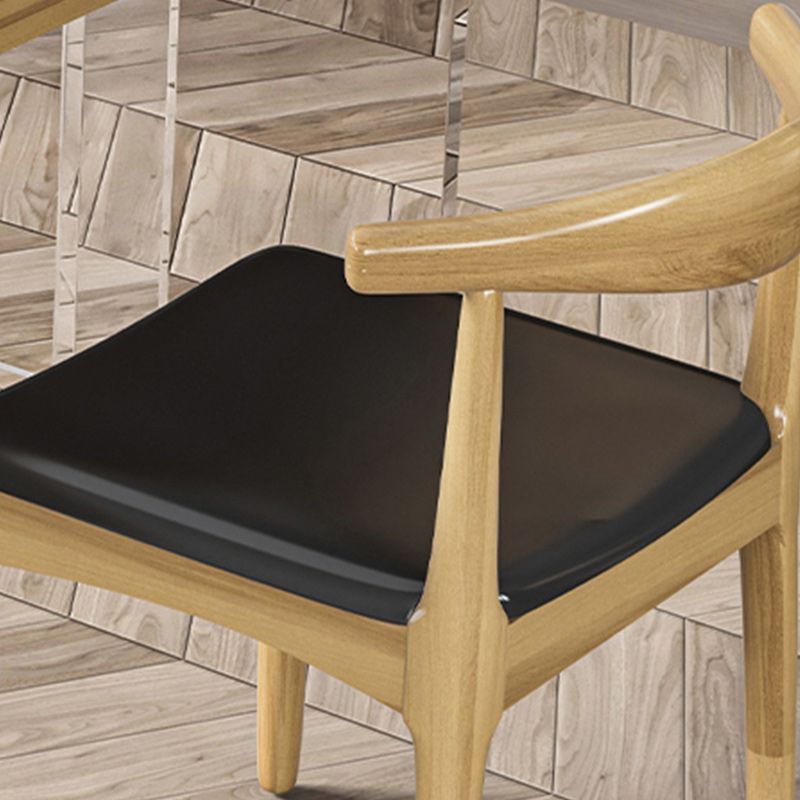 Modern 1/2 Pieces Dining Set Rectangle Pine Wood Dining Table for Dining Room