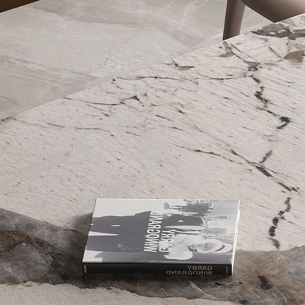 Modern Style Sintered Stone Dining Set Rectangle 1/2/4/7 Pieces Dining Set