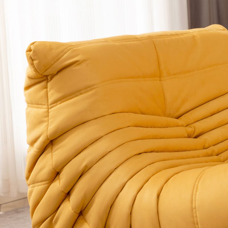 Modernistic Tufted Cushions Armless Living Room Standard Seating