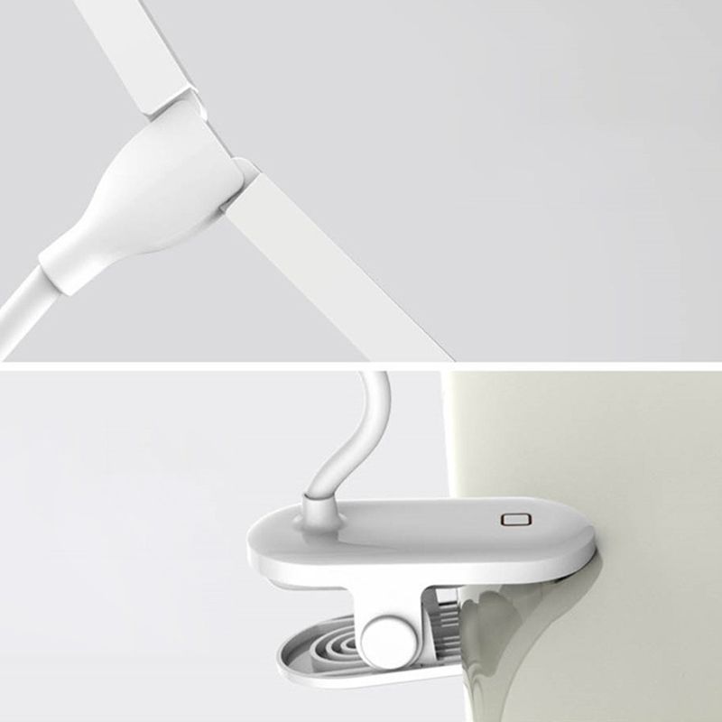 Macaron linéaire serrage de bureau lampe en plastique en plastique