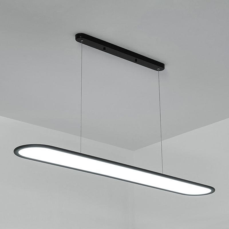 Contemporary Hanging Lamp 1-Light Island Light Fixture for Living Room