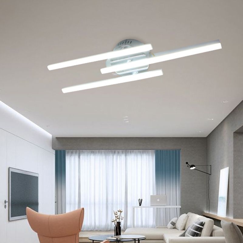 Modern Style Parallel Lines LED Soffitto Light Aluminum Simplicity Hallway Lighting Fixture a Sfegato