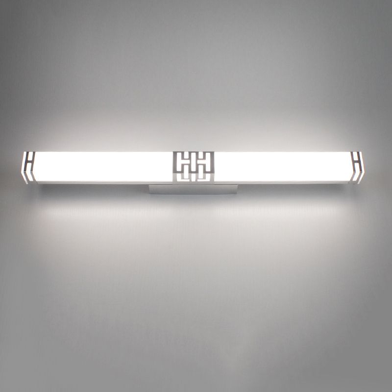 Simplicité Rectangle Vanity Sconce Lights Acrylique Moup Moup Light Aymat pour salle de bain