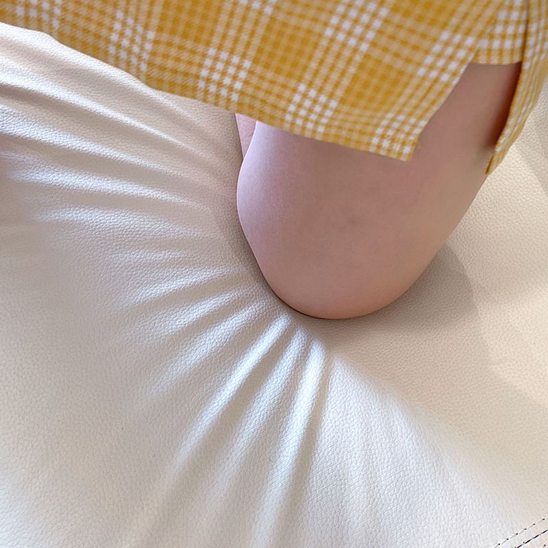 Stain-Resistant Faux Leather Pillow Top Arm Sofa/Sectional for Living Room