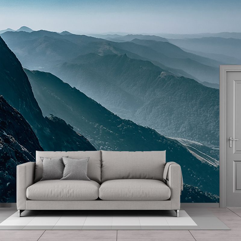 Majestic Mountains Mildew Resistant Mural Wallpaper Living Room Wall Mural