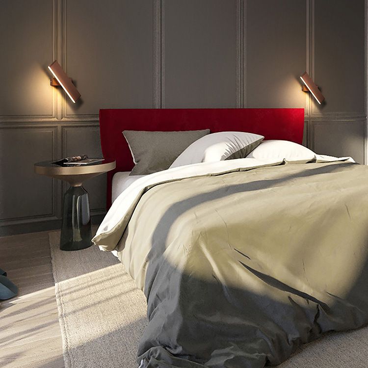 1 Light Geometry Wall Sconce Modern Style Metal Wall Lighting for Bedside