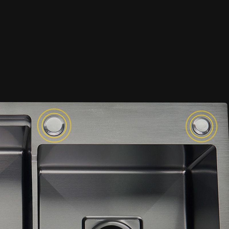 Modern Workstation Sink Stainless Steel Cutting-Board and Faucet Kitchen Sink