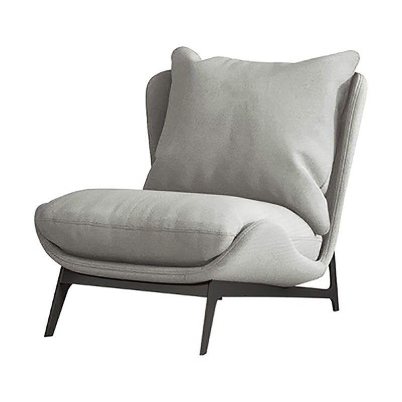 Velvet Armless Chair Pillow Back Chair for Living Room, 30.70" Wide