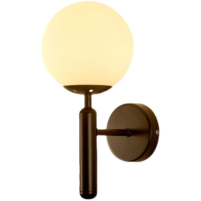 Simplicity Wall Lighting Fixture Round Glass Wall Light Sconce