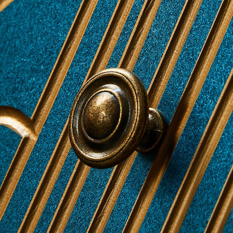 Luxurious Buffet Table Gold Frame Multi Drawer Dining Table for Living Room