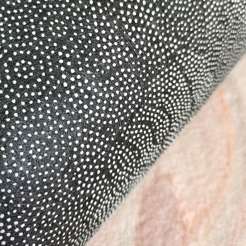 Purple Simple Rug Polyester Chromatic Stripe Rug Washable Rug for Living Room