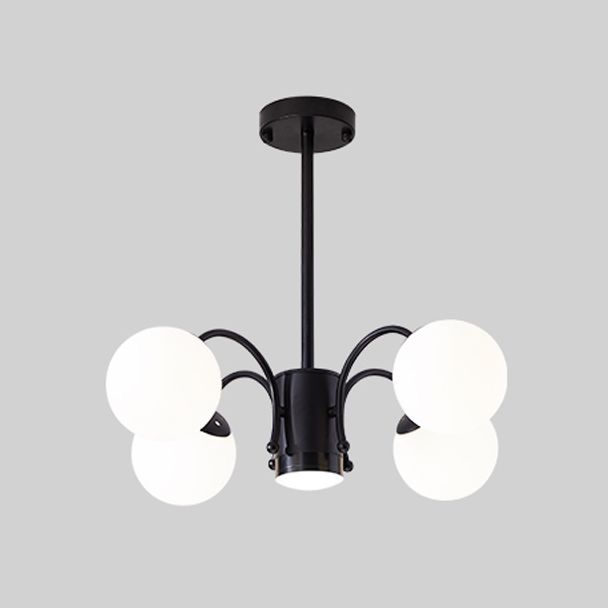 Modern Chandelier Light Fixtures Metal Global Hanging Lamp for Dining Room