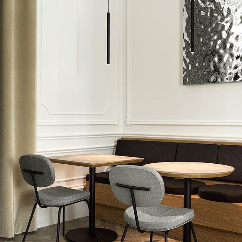 Lineare Form Metall hängend hängendem Licht moderner Stil 1 leichte hängende Leuchten