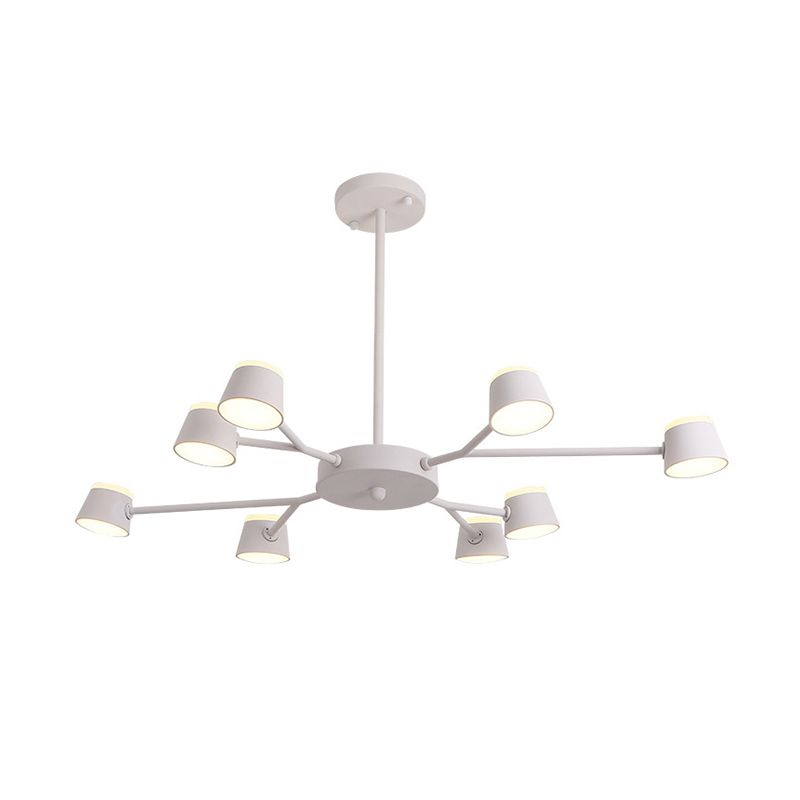 SPUTNIK CAMERA BAGGI LA LAMONO PENDANTE LIGHT METAL A 8 TESSURE LAMONE APPUGGIO MODERNA