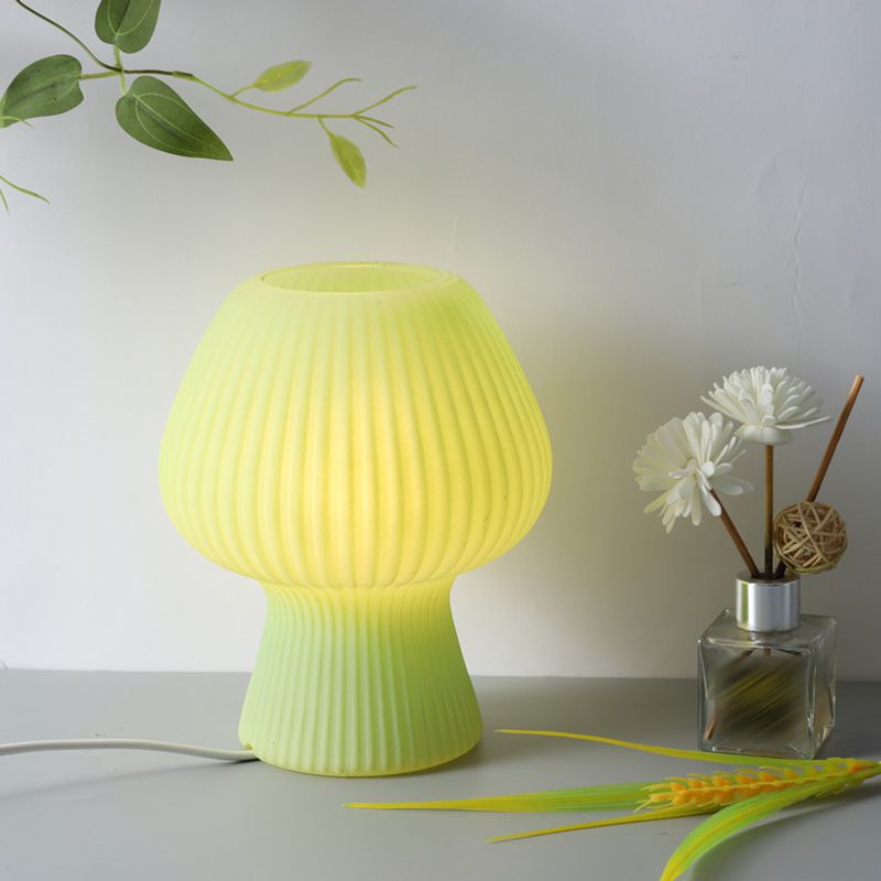 Éclairage de bureau de style moderne Lampe de bureau à teinte en verre coloré pour chambre à coucher