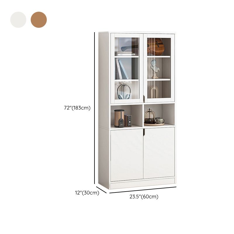 Contemporary Manufactured Wood Accent Cabinet Rectangle Accent Cabinet