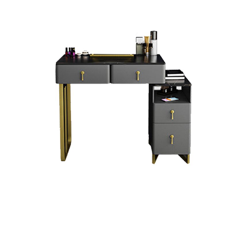 Bedroom Make-up Vanity 33.46" L Glam Dressing Table with 4 Drawers