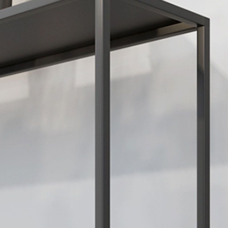 Iron Modern Console Table 2-shelf 31.5" Tall Accent Table for Hall