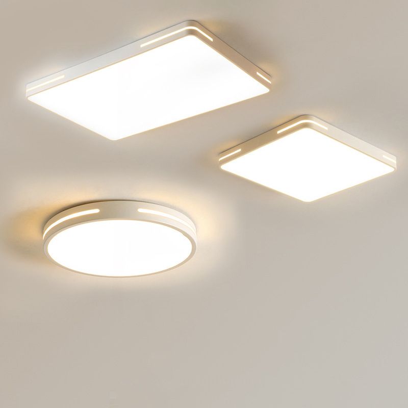 Modern Style Acrylic Flush Mount Light Fixtures 1-Light Geometric Flush Mount Led Lights