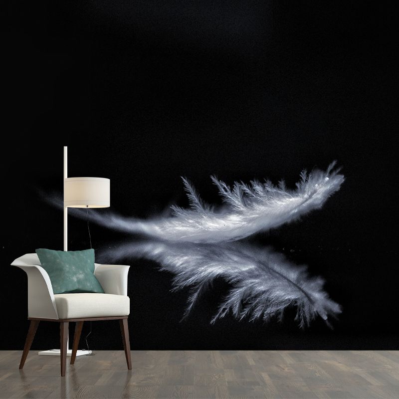 Beautiful Bird Feather Murals Living Room Wall Murals Wallpaper