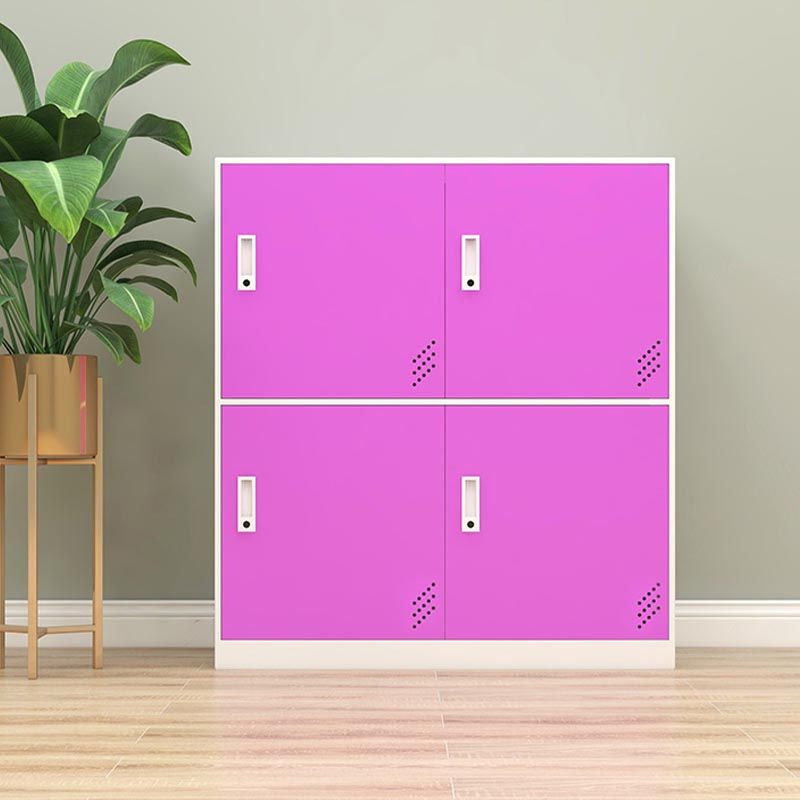 Metal Matte Finish Non-Hanging Cabinet Modern Storage Cabinet with Hinged Doors