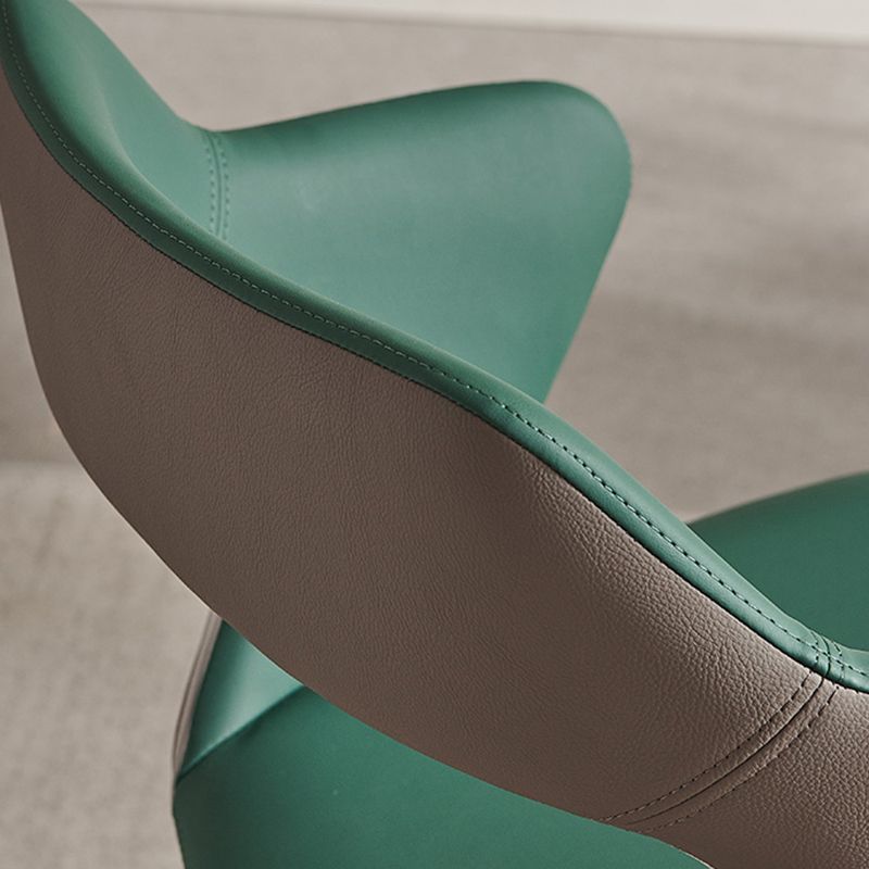 Industrial Dining Arm Chair Upholstered Dining Accent Chair for Home