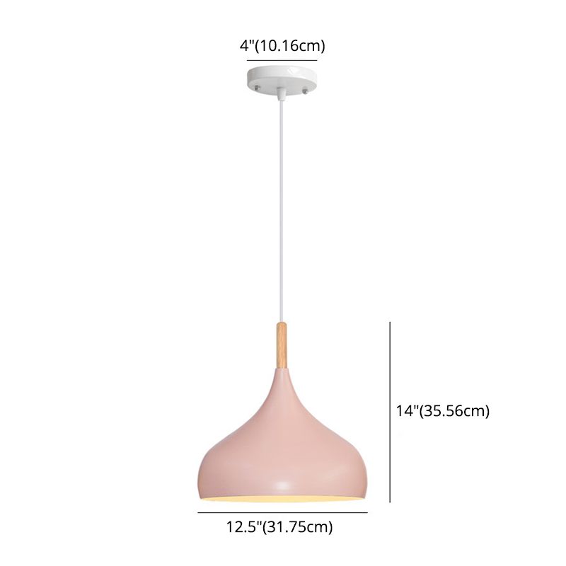 1 lumière en larme de larme suspendue