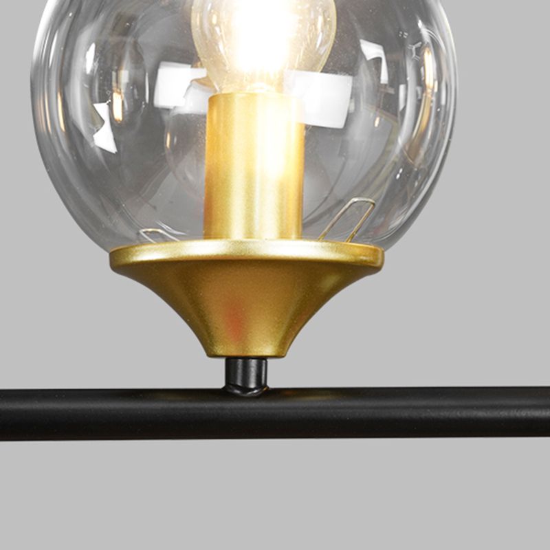 Contemporary Island Light Globe Glass Island Lights for Kitchen